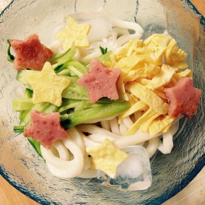 七夕にも☆簡単冷やしうどん